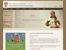 Tablet Screenshot of layadanceacademy.com